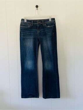 Simply Vera Vera Wang Women's Straight Leg Jeans - Dark Blue Denim